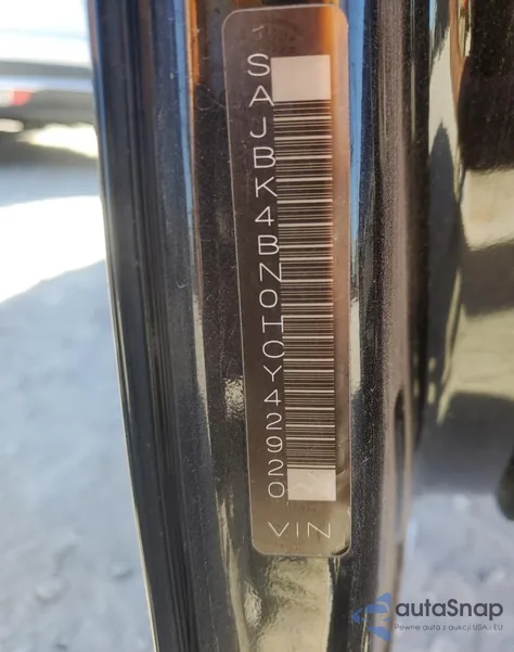 2017 Jaguar Xf Prestige z USA, uszkodzony, nr VIN SAJBK4BN0HCY42920